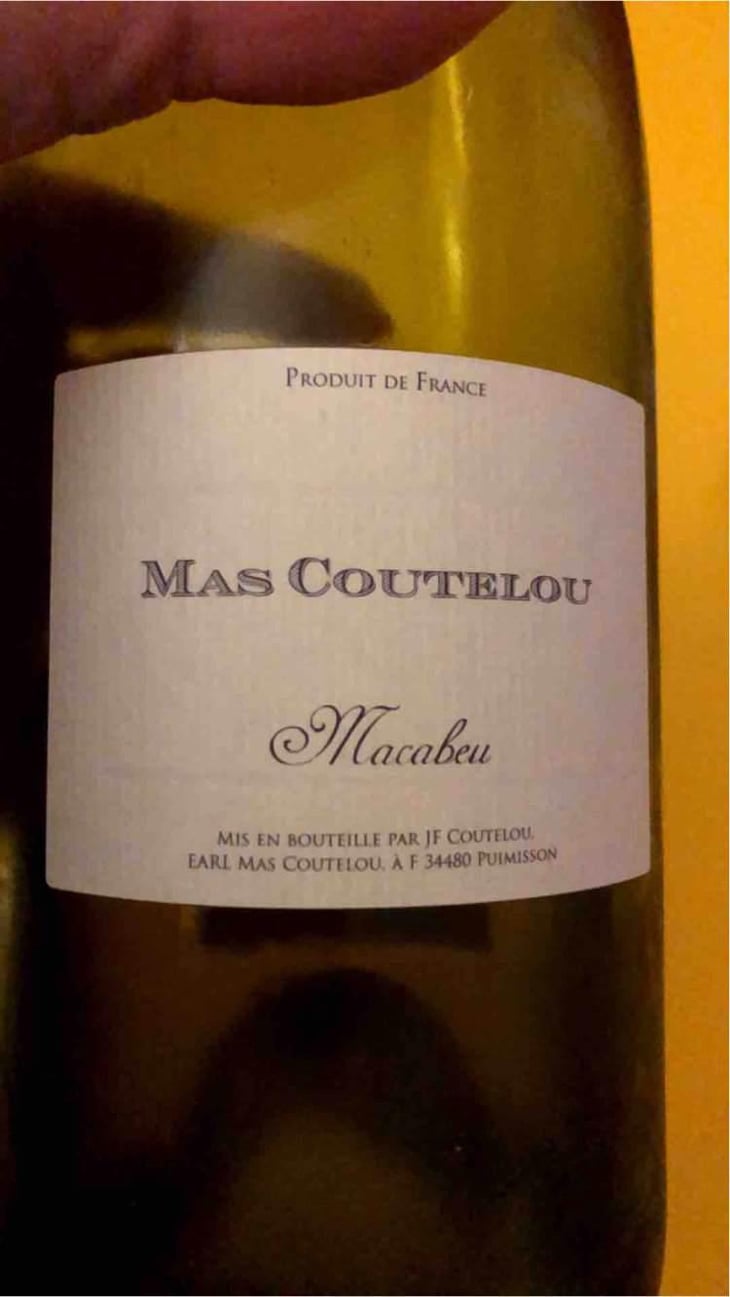 Macabeu - Mas Coutelou - Jean-François Coutelou 
