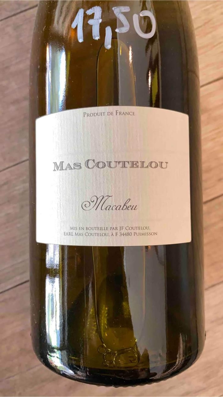 Macabeu - Mas Coutelou - Jean-François Coutelou 