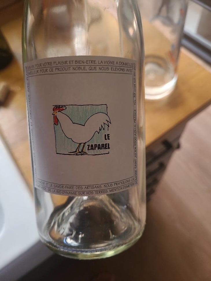 Blanc 2022 - Domaine Saint Julien - Le Zaparel - Stéphanie Minder & Paco Aeschlimann 