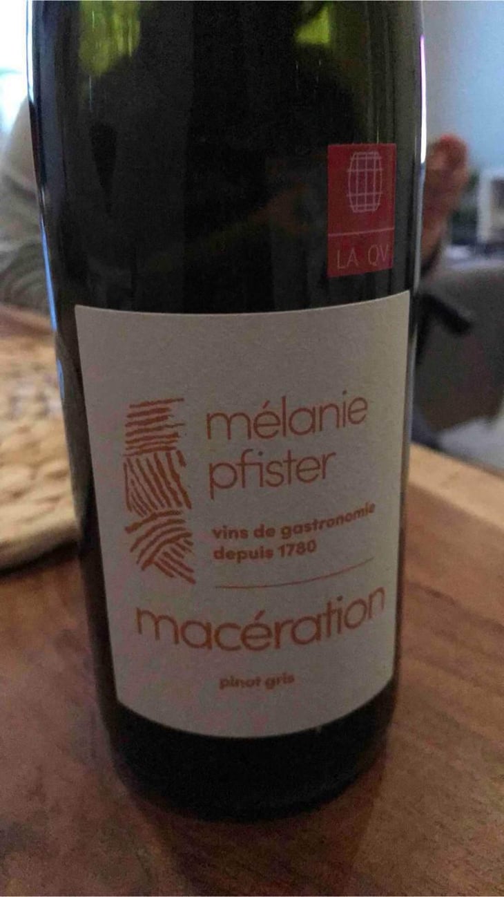 Macération - - Domaine Mélanie Pfister - Mélanie Pfister 