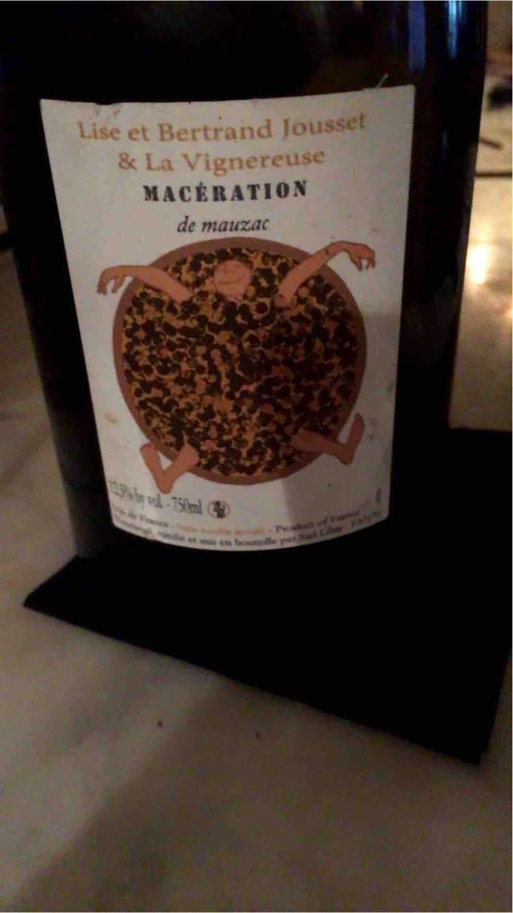 Macération de Menu Pineau - Domaine Jousset - Lise & Bertrand Jousset 