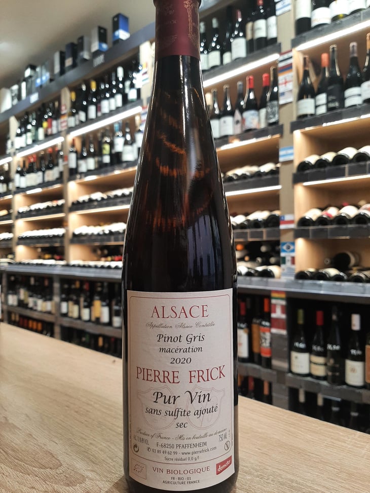 Pinot Gris Macération - Domaine Pierre Frick - Jean-Pierre, Chantal et Thomas Frick 