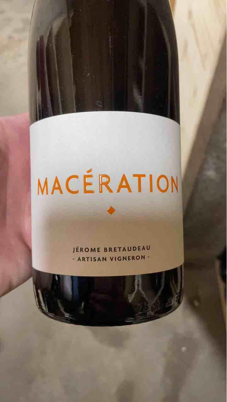 Macération - Domaine de Bellevue - Jérôme Bretaudeau 