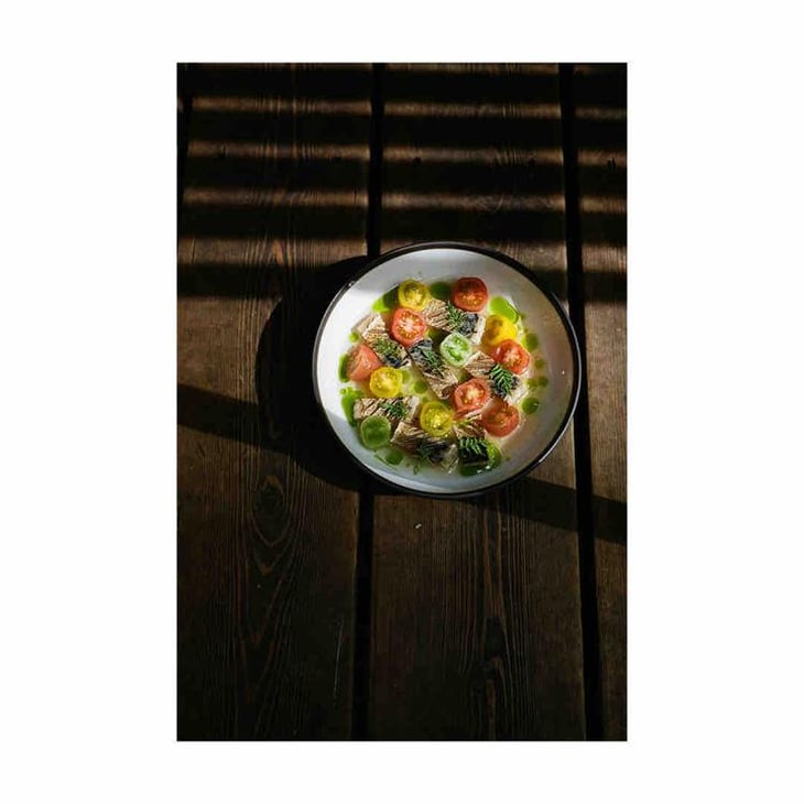Mackerel | Tomato Dashi | Smoked Kombu - Café Kandl - 683140
