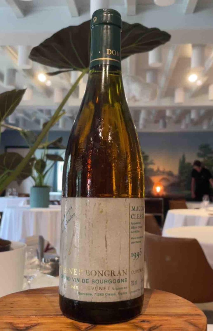 Macon clessé - Domaine de la Bongran - Gauthier Thevenet -1995