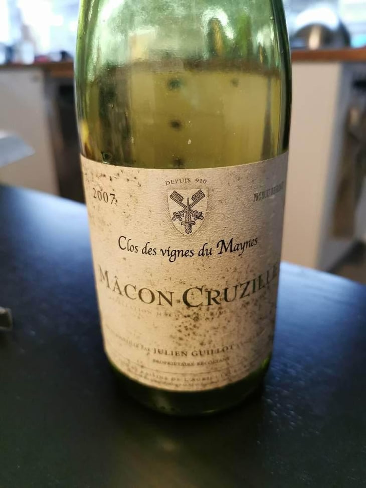 Mâcon Cruzille Blanc - Clos des Vignes du Maynes - Julien Guillot -2022