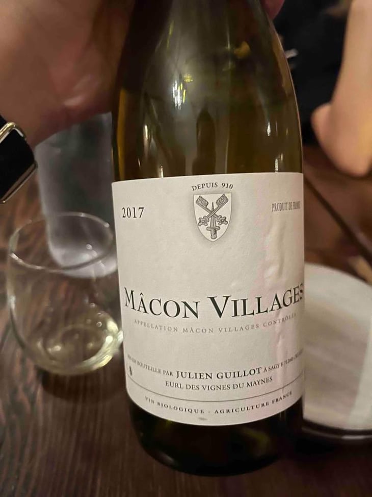 Mâcon Cruzille Blanc - Clos des Vignes du Maynes - Julien Guillot -2022