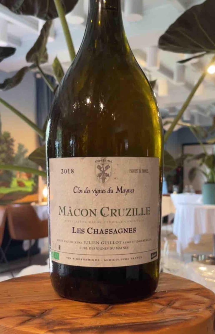Mâcon Cruzille Blanc - Clos des Vignes du Maynes - Julien Guillot -2022