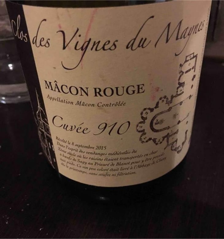 Mâcon Rouge - Clos des Vignes du Maynes - Julien Guillot 