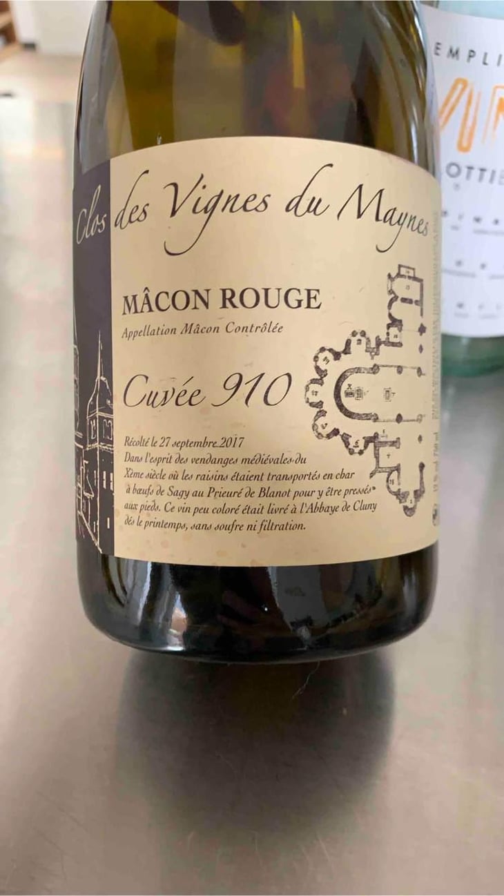 Mâcon Rouge - Clos des Vignes du Maynes - Julien Guillot 
