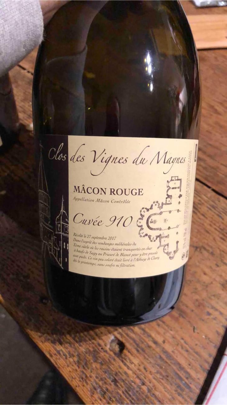 Mâcon Rouge - Clos des Vignes du Maynes - Julien Guillot 