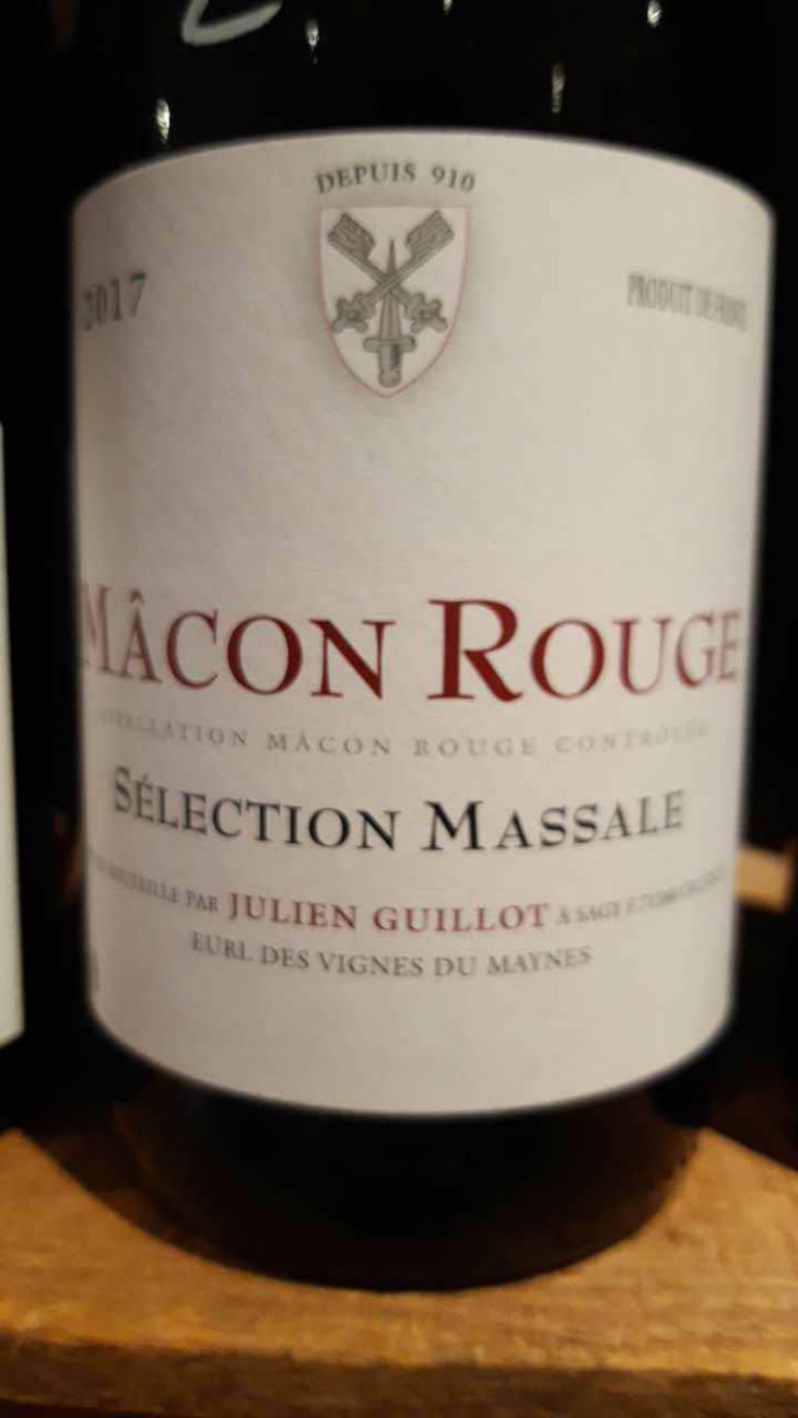 Mâcon Rouge - Clos des Vignes du Maynes - Julien Guillot 