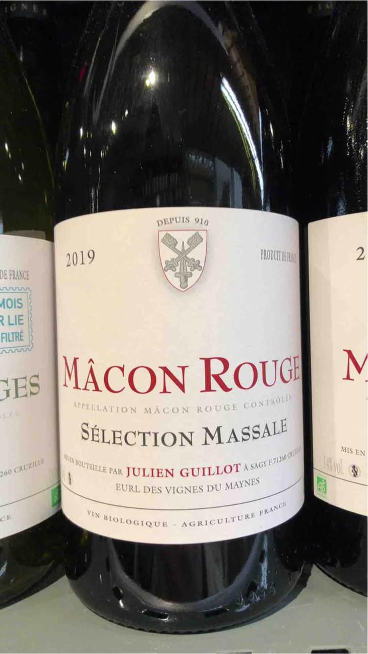 Mâcon Rouge - Clos des Vignes du Maynes - Julien Guillot 