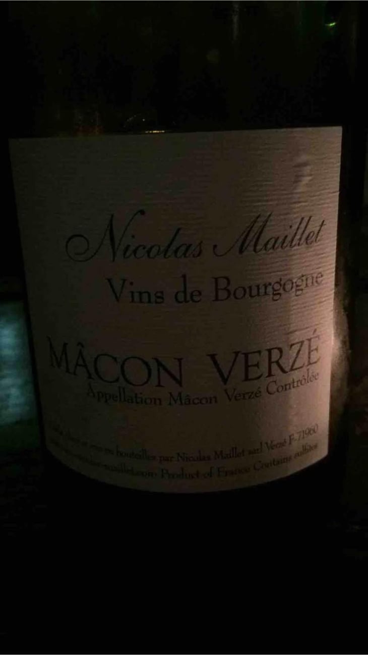 Mâcon Verzé - Nicolas Maillet - Nicolas Maillet 