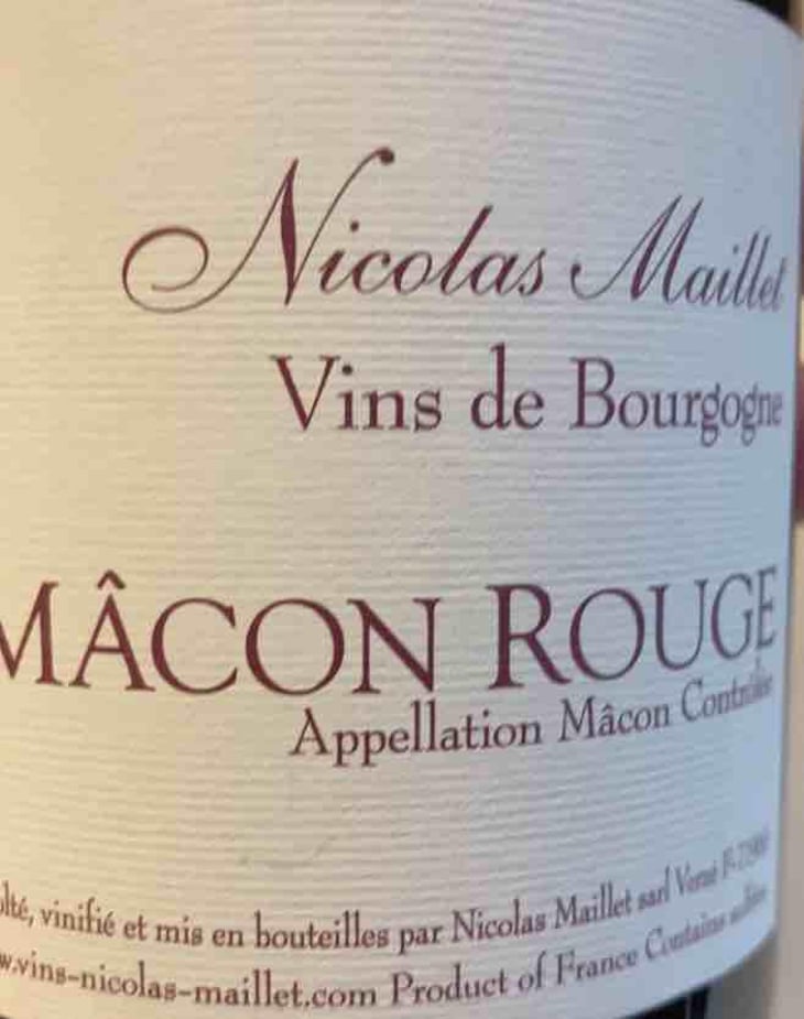 Mâcon-Verzé Rouge - Nicolas Maillet - Nicolas Maillet 