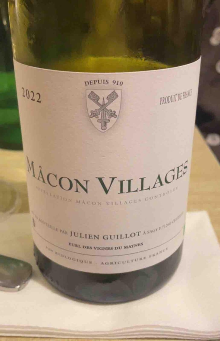 Mâcon Villages - Clos des Vignes du Maynes - Julien Guillot 