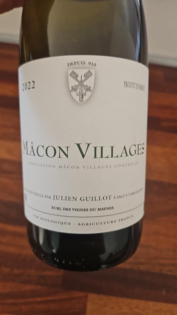 Mâcon Villages - Clos des Vignes du Maynes - Julien Guillot 