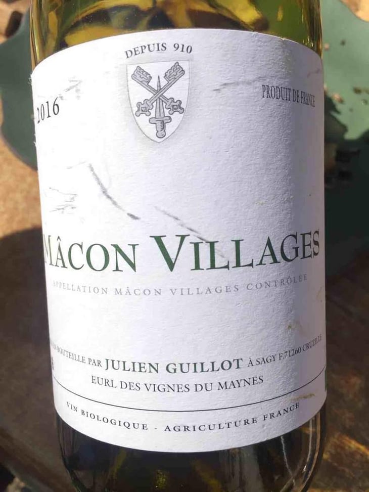 Mâcon Villages - Clos des Vignes du Maynes - Julien Guillot 