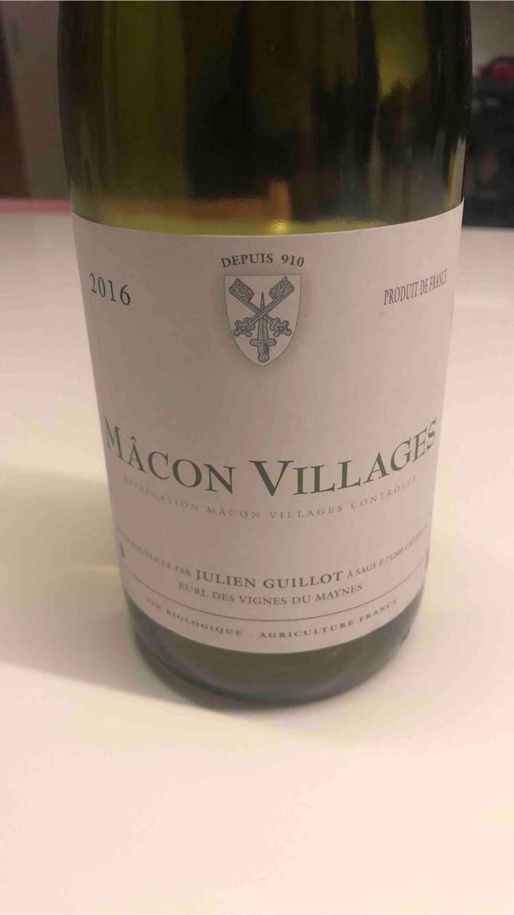 Mâcon Villages - Clos des Vignes du Maynes - Julien Guillot 