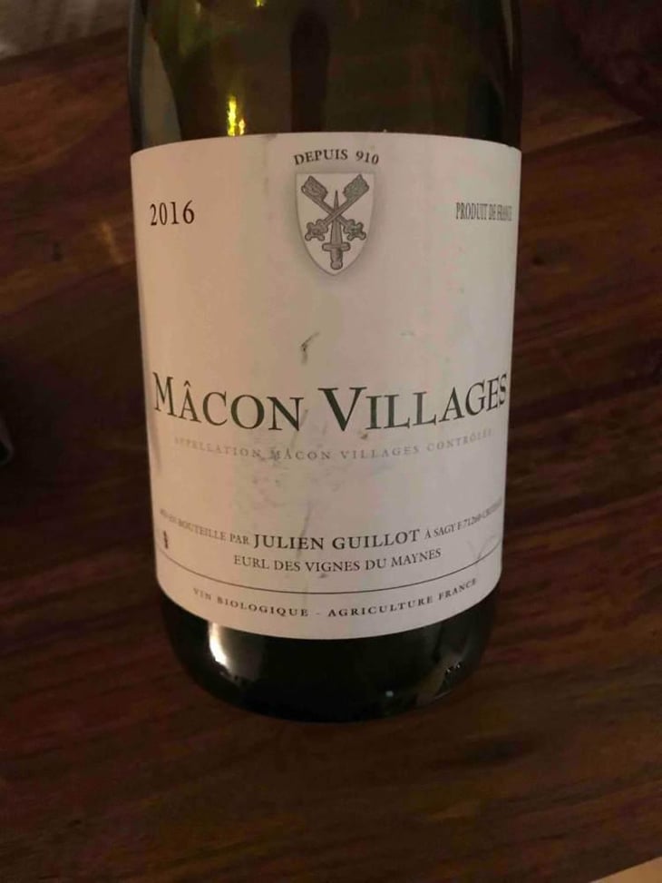 Mâcon Villages - Clos des Vignes du Maynes - Julien Guillot 