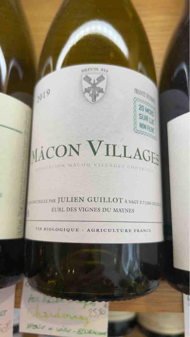 Mâcon Villages - Clos des Vignes du Maynes - Julien Guillot 