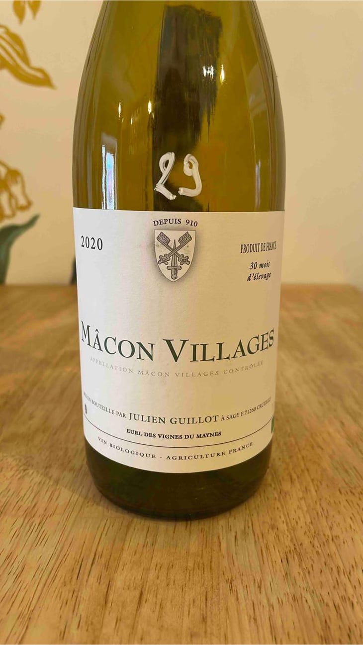 Mâcon Villages - Clos des Vignes du Maynes - Julien Guillot 