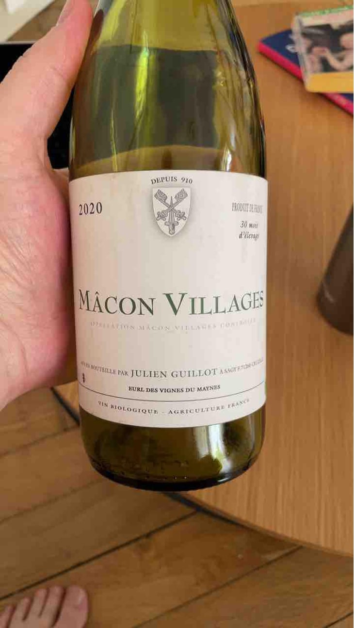 Mâcon Villages - Clos des Vignes du Maynes - Julien Guillot 