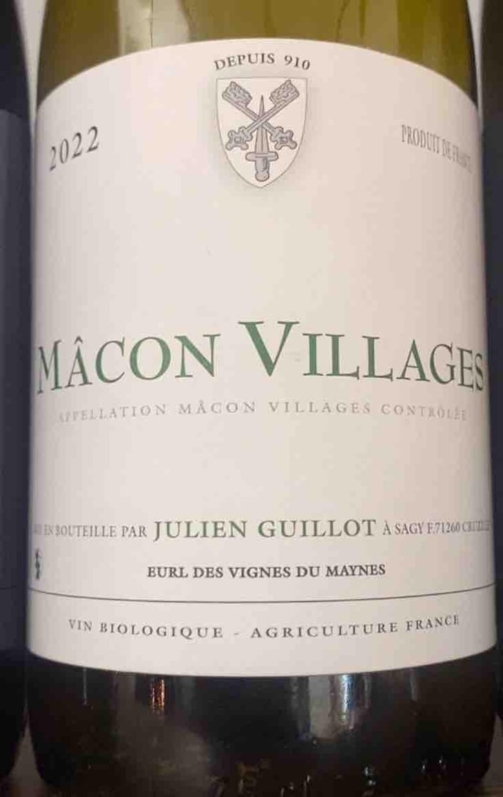 Mâcon Villages - Clos des Vignes du Maynes - Julien Guillot 