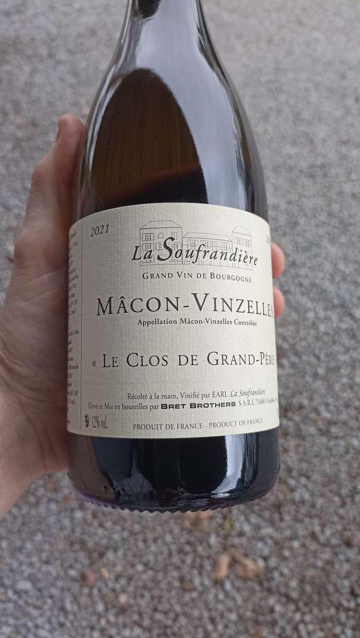Mâcon-Vinzelles - La Soufrandière - Bret Brothers - Jean-Guillaume & Jean-Philippe Bret 