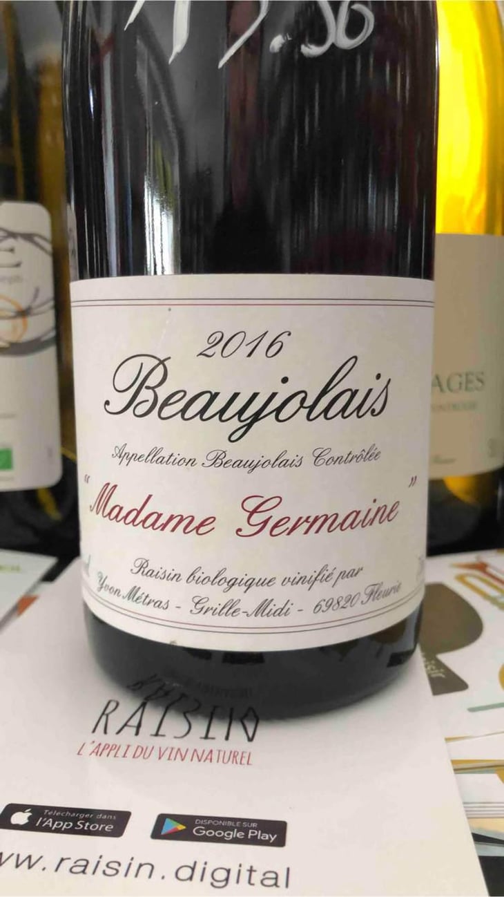 Madame Germaine - Domaine Métras - Yvon Métras 