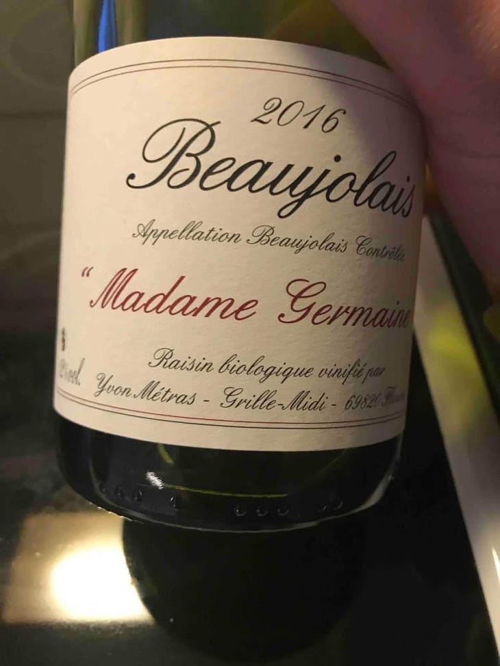 Madame Germaine - Domaine Métras - Yvon Métras 