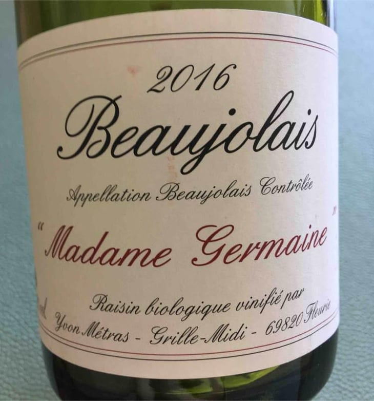 Madame Germaine - Domaine Métras - Yvon Métras 