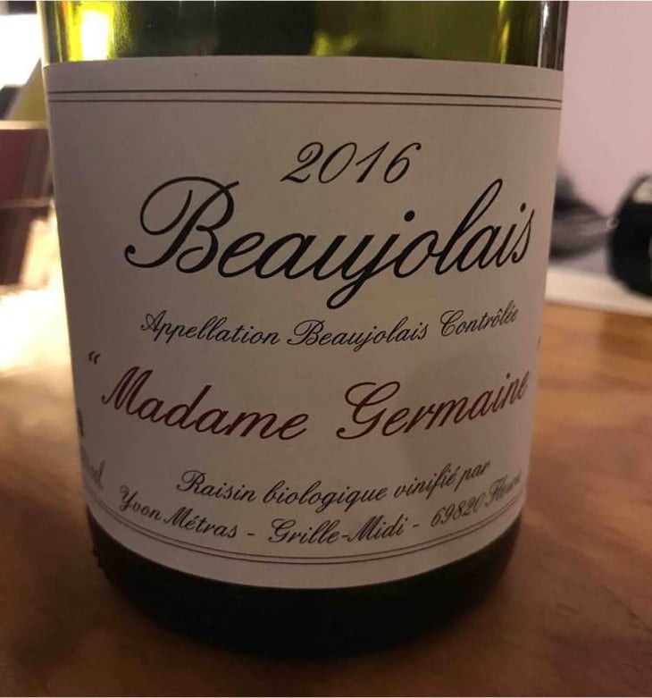 Madame Germaine - Domaine Métras - Yvon Métras 