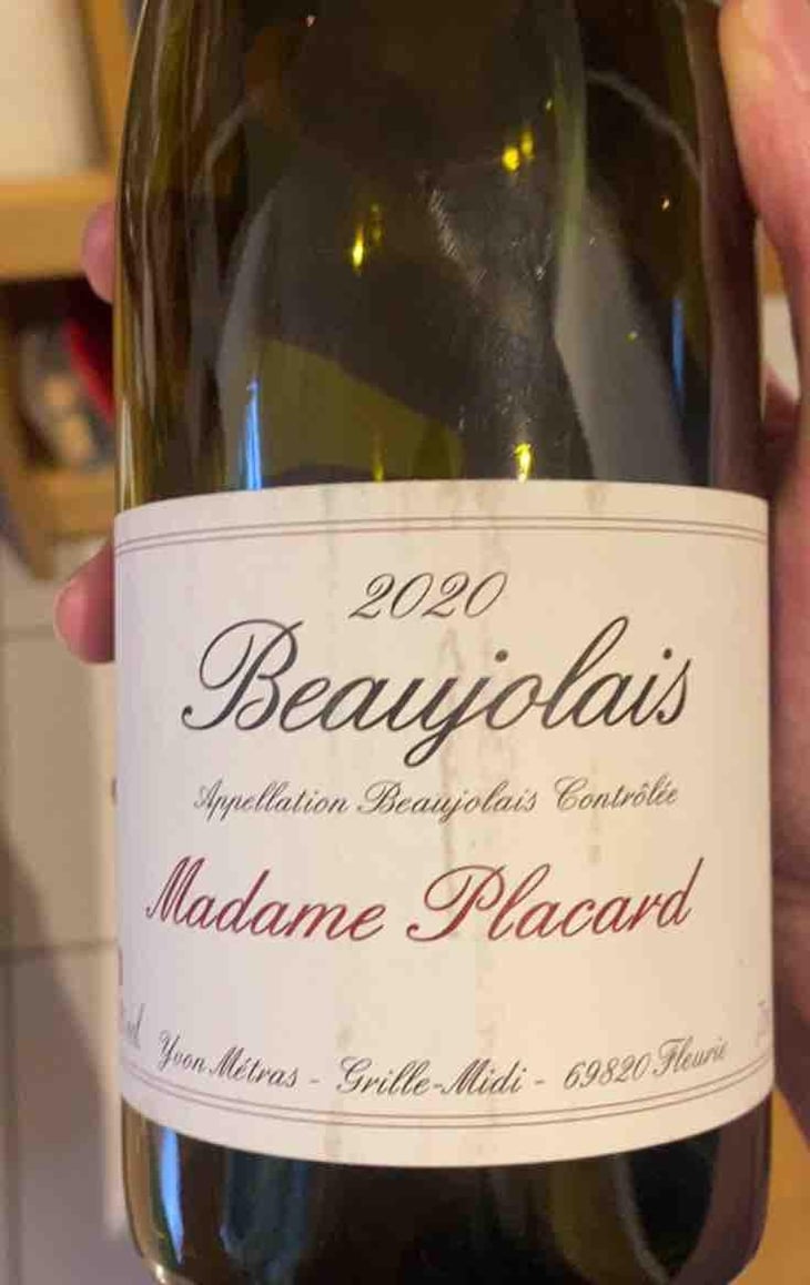 Madame Placard - Domaine Métras - Yvon Métras 