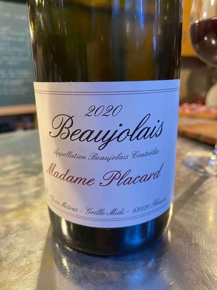 Madame Placard - Domaine Métras - Yvon Métras 