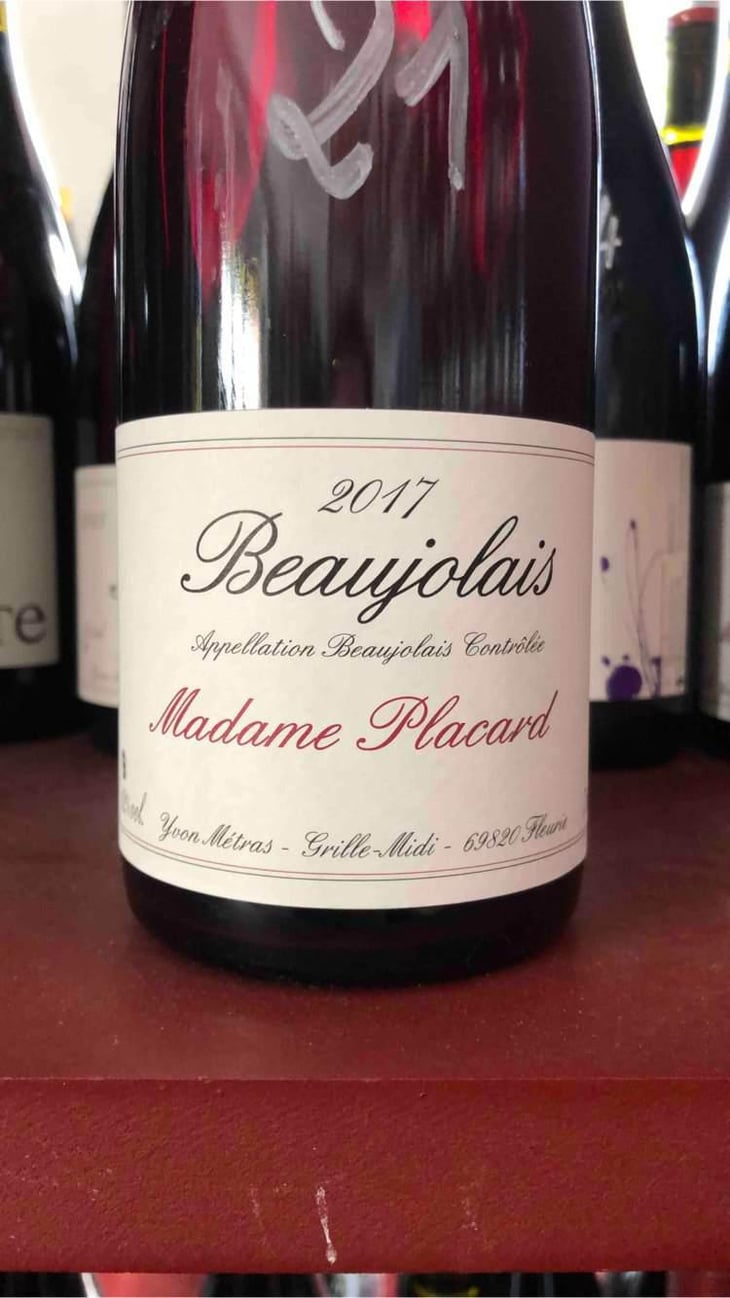 Madame Placard - Domaine Métras - Yvon Métras 