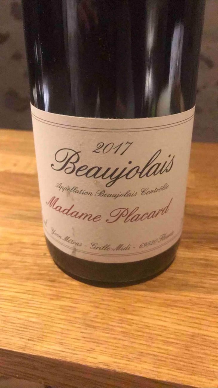 Madame Placard - Domaine Métras - Yvon Métras 
