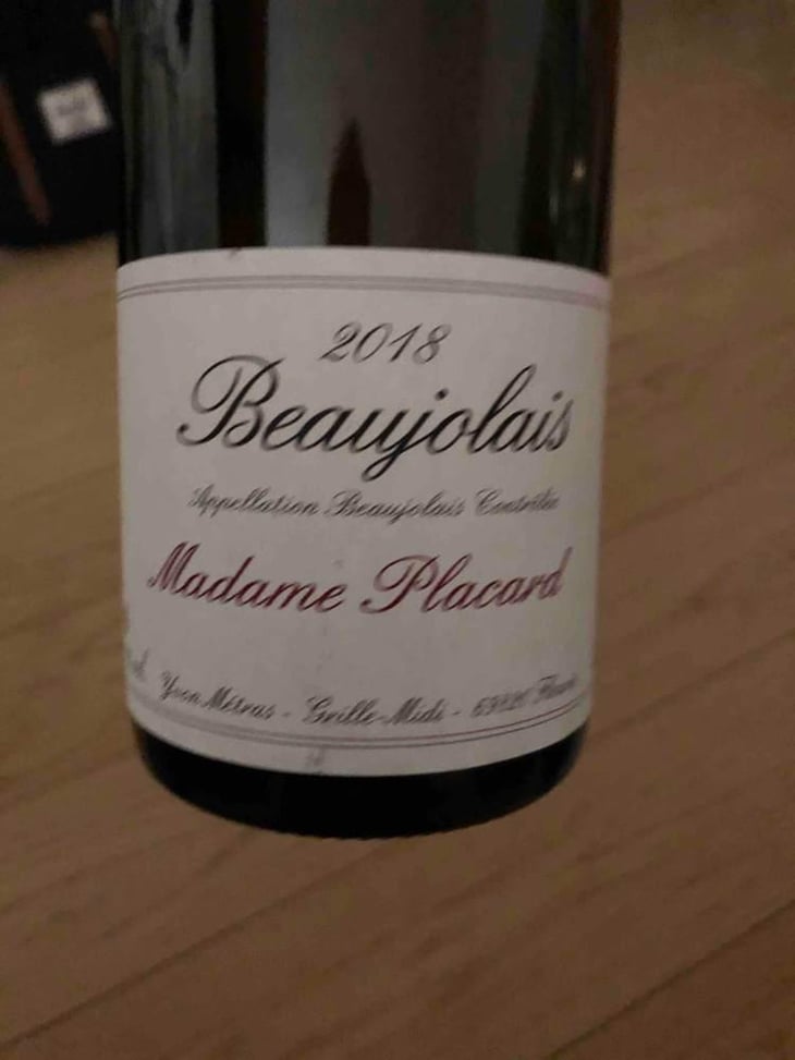 Madame Placard - Domaine Métras - Yvon Métras 