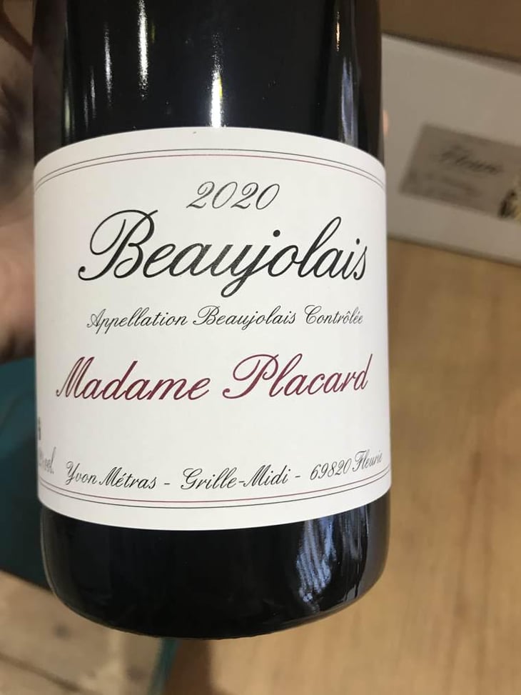 Madame Placard - Domaine Métras - Yvon Métras 