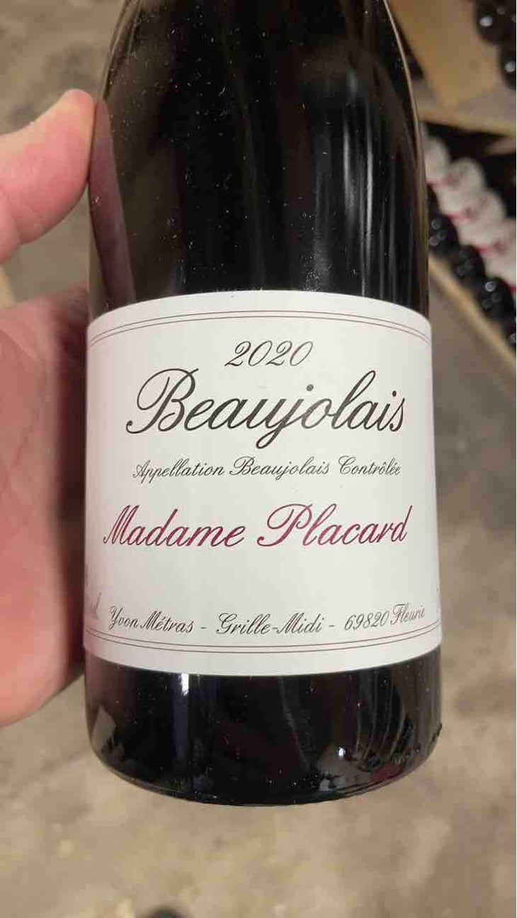 Madame Placard - Domaine Métras - Yvon Métras 
