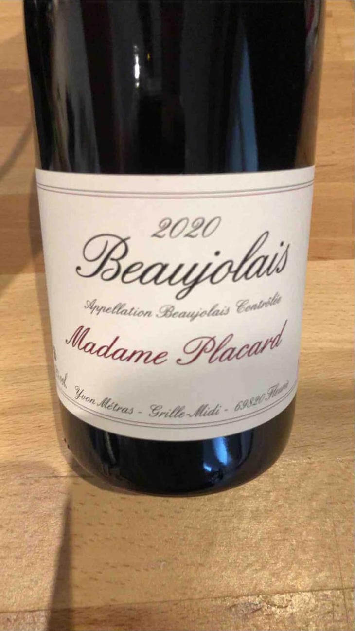 Madame Placard - Domaine Métras - Yvon Métras 