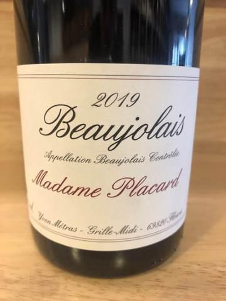 Madame Placard - Domaine Métras - Yvon Métras 