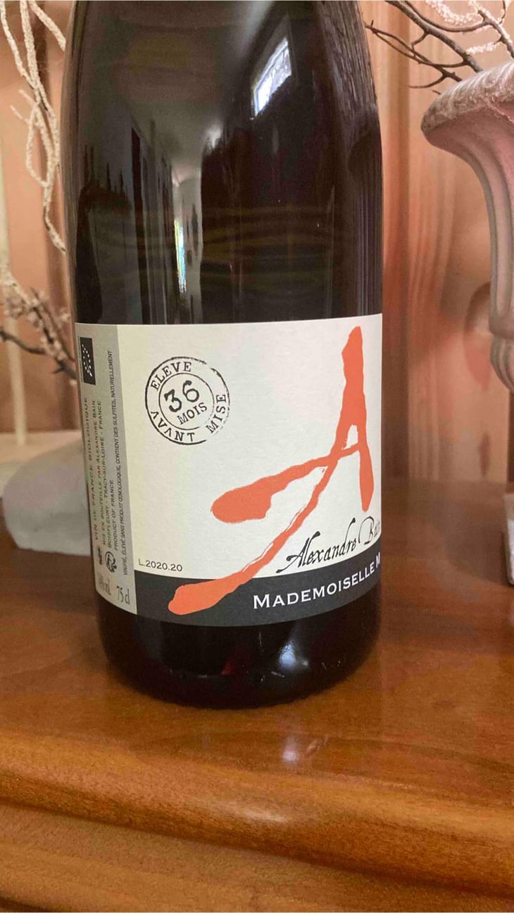 Mademoiselle M - Domaine Alexandre Bain - Alexandre Bain 