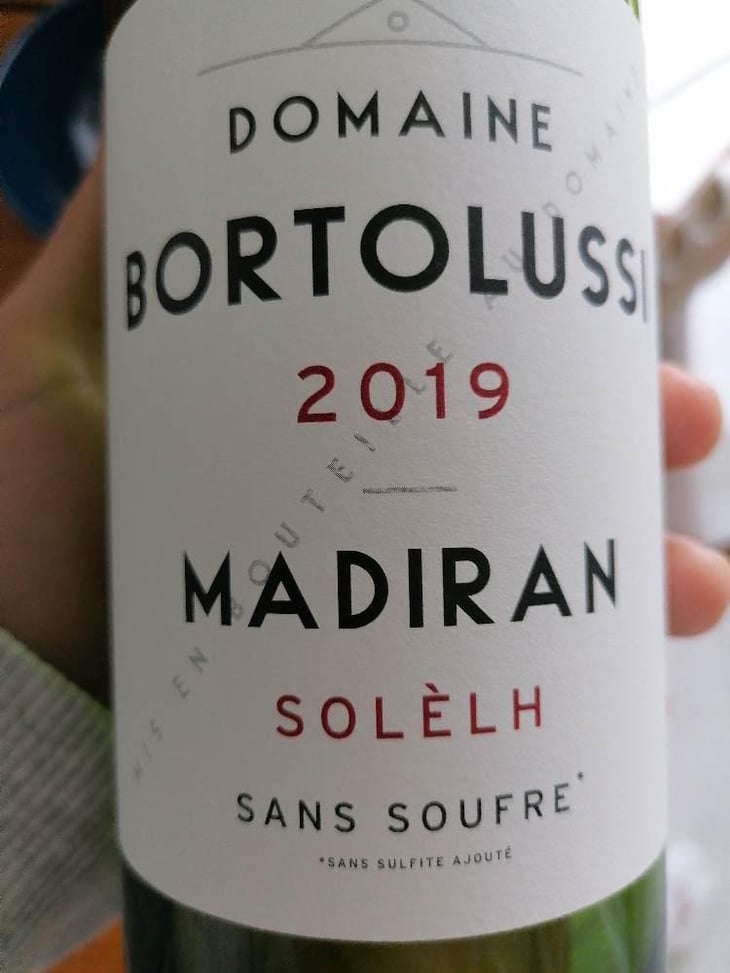 Madiran Solèlh - Bortolussi - Lionel Osmin & Cie 
