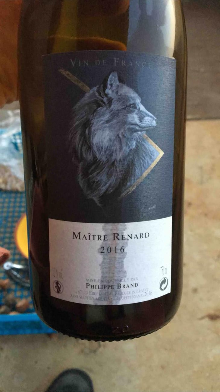 Maître Renard - Domaine Brand & Fils - Philippe Brand 