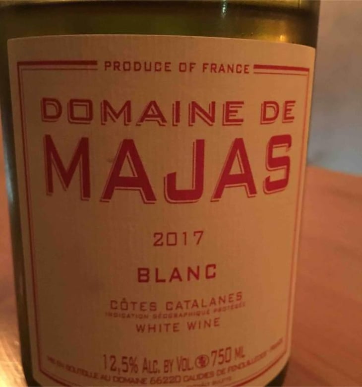 Majas Blanc - Domaine de Majas - Agnès & Alain Carrère 