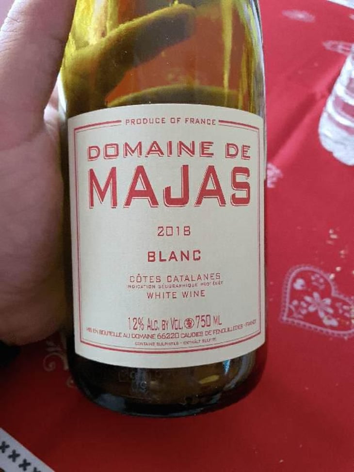 Majas Blanc - Domaine de Majas - Agnès & Alain Carrère 