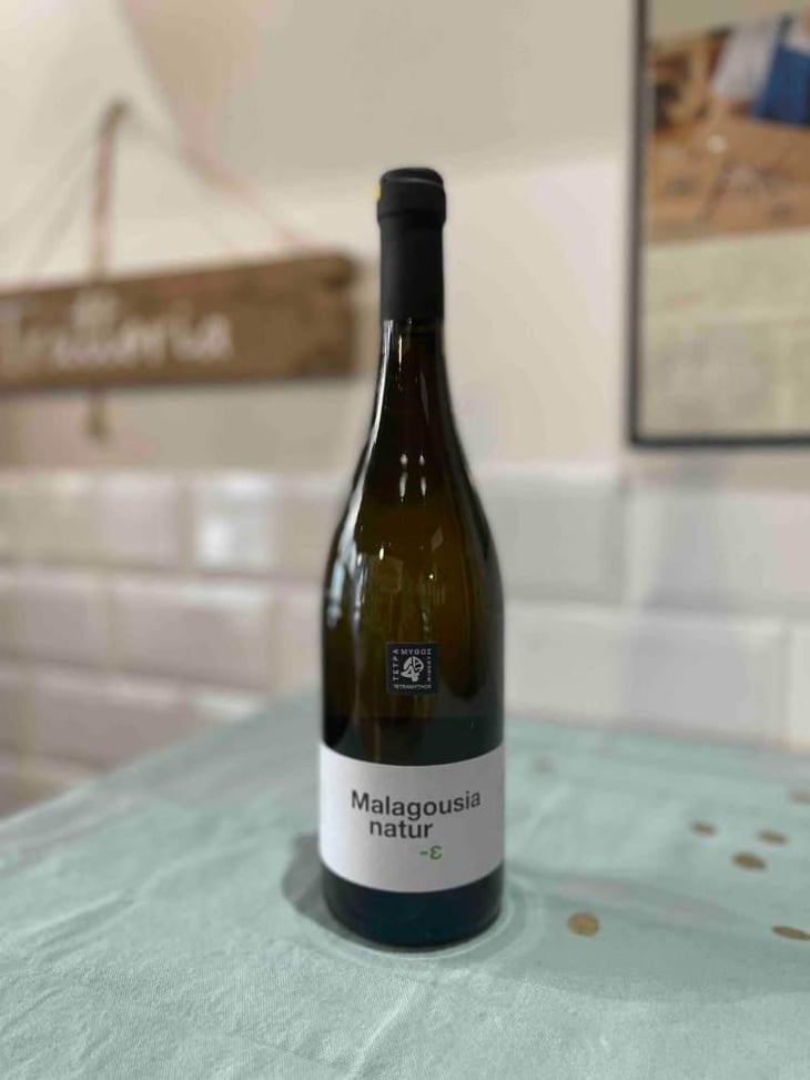 Malagousia Natur - Tetramythos Winery - Τετράμυθος - Panos Papayiannopoulos, Aristos Spanos, Eustatius Spanos 