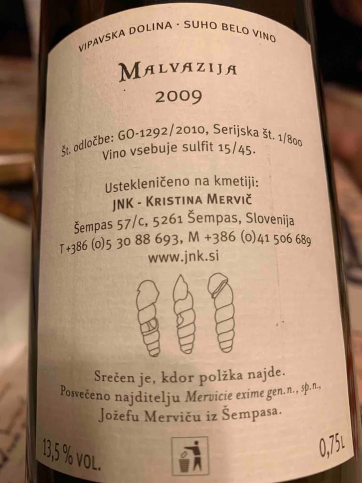 Malvazija - JNK - Kristina & Boleslav Mervič -2015