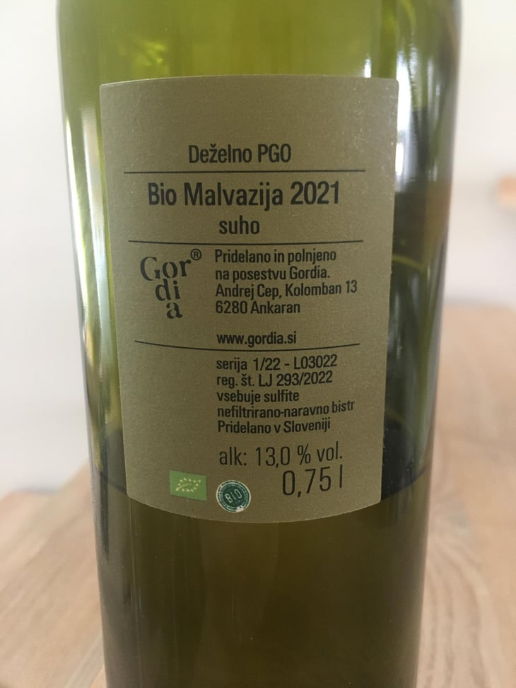 Malvazija - Gordia - Andrej Cep -2019